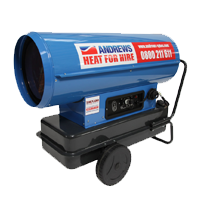 Direct Fired Oil Heaters - Andrews Sykes Climate Rental
